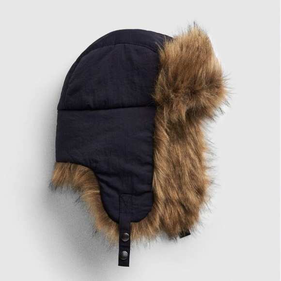 Gap faux fur trapper hat! NEW - Picture 1 of 3